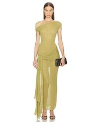 Camila Coelho - Callie Sheer Midi Knit Dress - Lyst