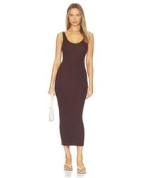 Enza Costa - Silk Knit Tank Maxi Dress - Lyst