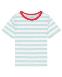 Polo Ralph Lauren - Short Sleeve Jersey Knit Striped T-Shirt - Lyst