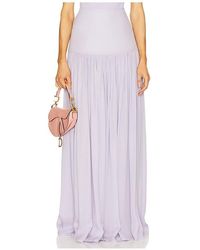 Helsa - Diaphanous Maxi Skirt - Lyst