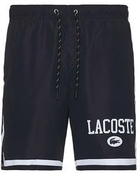 Lacoste - Adjustable Swim Short - Lyst