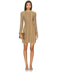 Veronica Beard - Vestido Jane En Color Bronce Metálico Talla (También En M, S, Xl, Xs) - Lyst