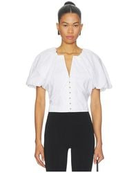 FRAME - Dramatic Sleeve Blouse - Lyst