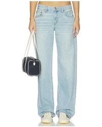 RE/DONE - Loosie Wide Straight Leg Jeans - Lyst