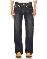 TRUE RELIGION - Billy Super T Flap Denim Pant - Lyst