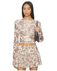 Agua Bendita - X Revolve Liana Crop Top - Lyst