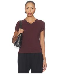 Veronica Beard - Devin V-Neck Tee - Lyst