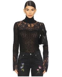 Blumarine - Knit Lace Top - Lyst