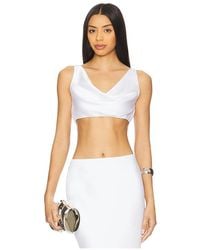 Norma Kamali - Maria Cropped Top - Lyst
