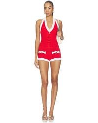 retroféte - Jayde Knit Romper - Lyst
