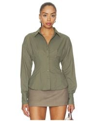 ALL THE WAYS - Jeyne Button Up Top - Lyst