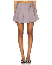 MORE TO COME - Nerissa Mini Skirt - Lyst