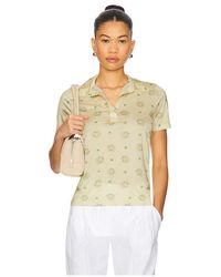 Vivetta - Poloshirt Mit Floralem Print - Lyst