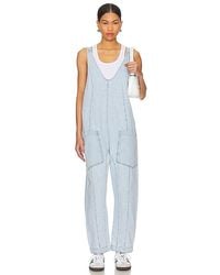 Free People - JUMPSUIT HIGH ROLLER - Lyst