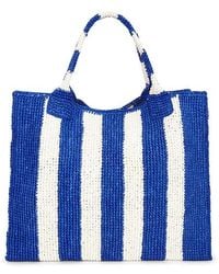 Loeffler Randall - Sol Crochet Raffia Tote Bag - Lyst
