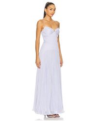 AMUR Lorelie Halter Gown in Pink | Lyst