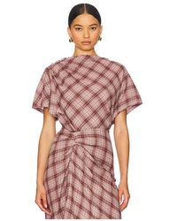 Isabel Marant - Neyela Top En Color Mauve, Talla (También En 36/4, 38/6, 40/8) - Lyst