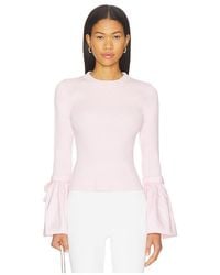 Jonathan Simkhai - Agata Long Sleeve Top - Lyst