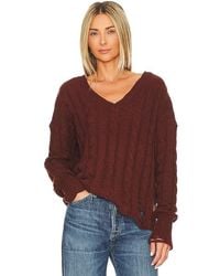 NSF - Everlyn V-neck Sweater - Lyst