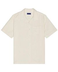 Saturdays NYC - Bruce Double Layer Crinkle Short Sleeve Shirt - Lyst