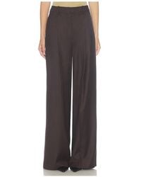Theory - Wide Pleated Trouser - Lyst