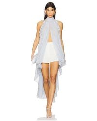 La Fuori - Gathered Halter Top - Lyst