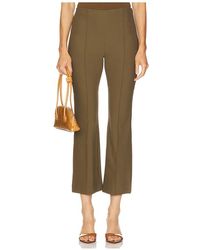 Vince - Cropped-Hose Mit Biesenfalte Und Ausgestelltem Saum - Lyst