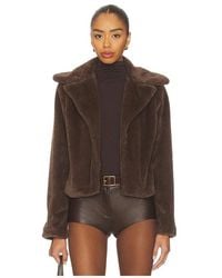 MORE TO COME - Payton Faux Fur Jacket - Lyst