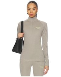 White/space - Merino Mock Neck Top - Lyst