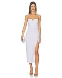 Amanda Uprichard - Lyra Midi Dress - Lyst