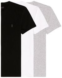 AllSaints - Tonic Ss Crew 3 Pack - Lyst