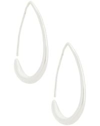 Ettika - Simple Threader Hoop Earrings - Lyst