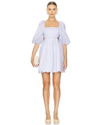 Zimmermann - Halliday Scallop ミニドレス - Lyst