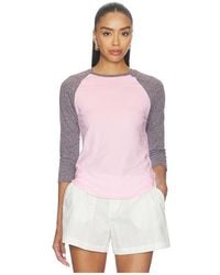 Michael Lauren - X Revolve Katya Raglan 3/4 Sleeve Tee - Lyst