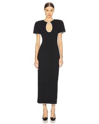 ROWEN ROSE - Maxivestido Con Cortes En Color Negro Talla (También En 36/2) - Lyst