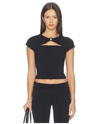 FRAME - X Alexandra Leclerc The Casino Top - Lyst