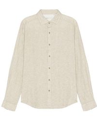 Onia - Linen Slim Fit Shirt - Lyst