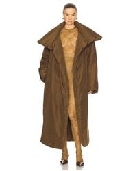 Norma Kamali - High Collar Sleeping Bag Coat Long - Lyst