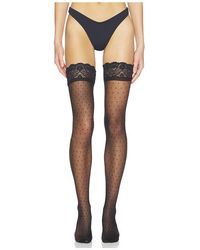 Commando - Chic Dot Thigh High Socks - Lyst