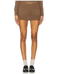 Frankie's Bikinis - Ashton Cotton Knit Skort - Lyst