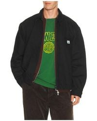 vowels - Garment Dyed Zip Up Jacket - Lyst