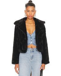 MORE TO COME - Payton Faux Fur Jacket - Lyst