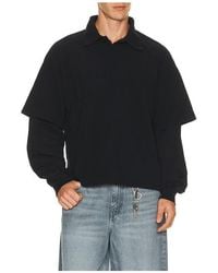 Agolde - Curren Double Sleeve Polo - Lyst