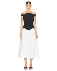 Jonathan Simkhai - Cersei Off Shoulder Midi Dress - Lyst