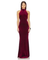 Nbd - Vestido Largo Gal En Color Burgundy Talla (También En Xxs, Xs, S, M, Xl) - Lyst