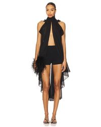 La Fuori - Gathered Halter Top - Lyst