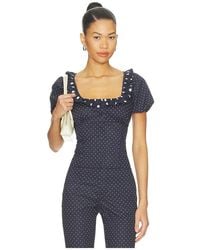 WeWoreWhat - Ruffle Button Up Top - Lyst