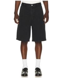 DUNST - Pleated Bermuda Denim Shorts - Lyst