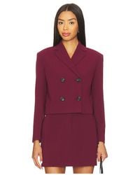 Theory - Crop Jacket Admiral - Lyst