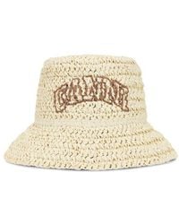 Ganni - Summer Straw Hat - Lyst